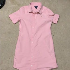 Ralph Lauren button up dress for girls size 16